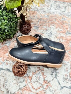 Girls Black Mary Jane School Shoes - Classic Comfort